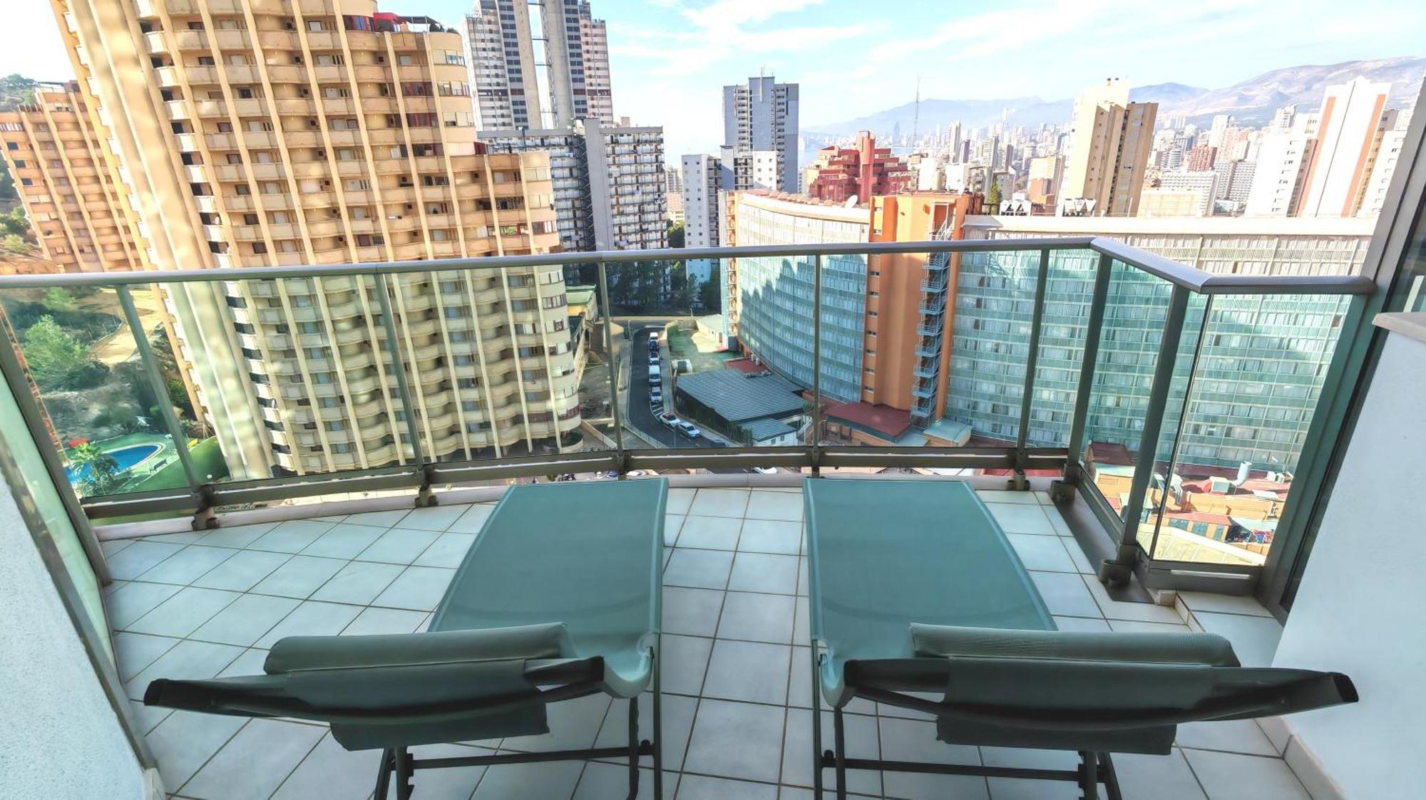 Skyline 5 Apartment With Private Balcony And Nice Views ベニドルム エクステリア 写真