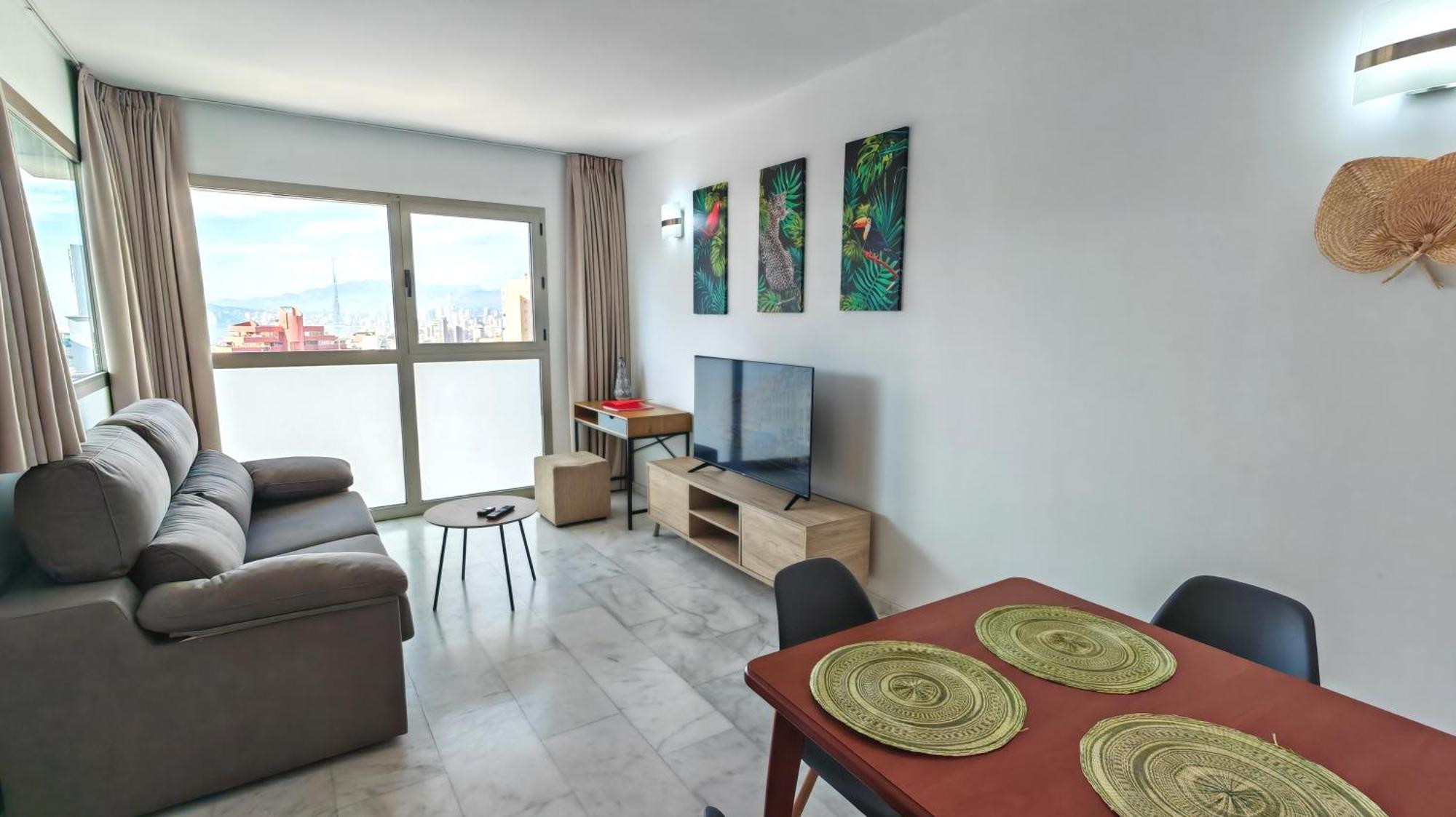 Skyline 5 Apartment With Private Balcony And Nice Views ベニドルム エクステリア 写真